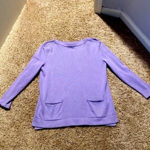 J. Jill Purple Sweater size M Petite.